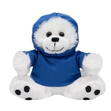 Happy Holidays 6" Big Paw Bear-Hoodie