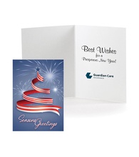 Premium Patriotic Seasons Greeting Card