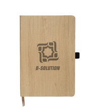 Soft Touch Woodgrain Journal - Deboss
