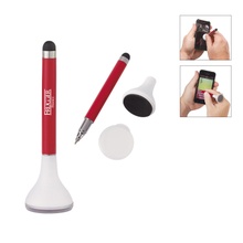 Custom Stylus Pen Stand With Screen Cleaner