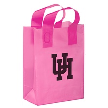 Color Frosted Soft Loop Shopper Bag - 8" x 4" x 11"