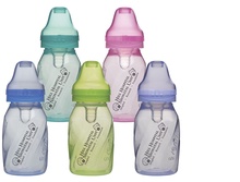 4 oz Assorted Color Evenflo Baby Bottles