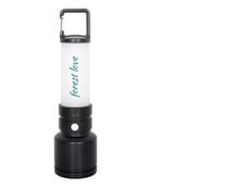 2-in-1 Recycled ABS Plastic Rechargeable Flashlight with Lantern