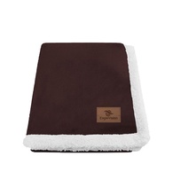 Original Lambswool Throw with Champagne Patch