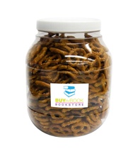 Large Plastic Jar with Salted Mini Pretzels
