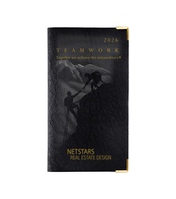 Teamwork Pocket Pal Calendar with Golden Edge 2026