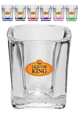 2 oz. Square Promotional Shot Glasses