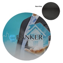 Round Jar Opener Or Mouse Pad with Full Color Imprint