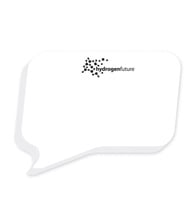 Sticky Note Pads - Thought Bubble 4" W x 3" H (50 sheets)