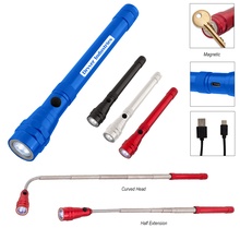 Telescopic Rechargeable Recycled Aluminum Flashlight With Magnet