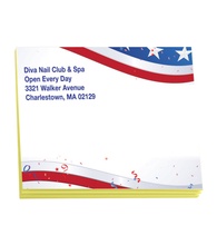 Sticky Note Pads - Stars & Stripes Border 4&quot; x 3&quot; (25 sheets)