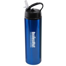 24 oz. Water Bottle with Flip Top Sport Lid