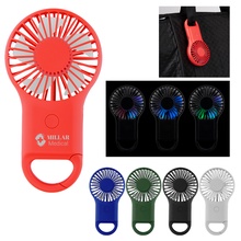 Rechargeable Handheld Fan With Carabiner