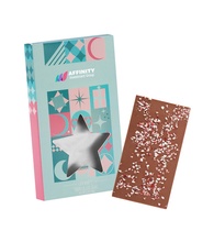1 oz Peppermint Belgian Chocolate in Star Window