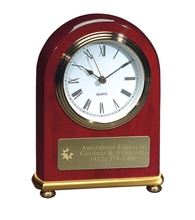 Customized Rosewood Arch Clock