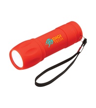 Rubberized Cob Light With Strap