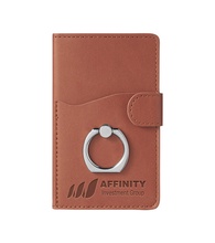 Leeman Tuscany Dual Card Pocket With Metal Ring