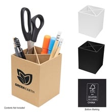 4 Compartment Pen & Pencil Cup