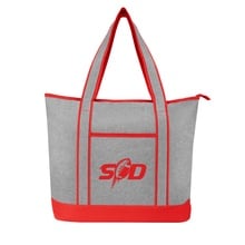 Harborside Heathered Cooler Tote Bag