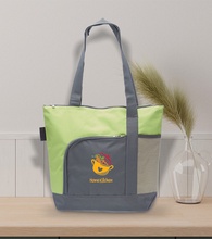 The Go Getter Two-Tone Tote Bags