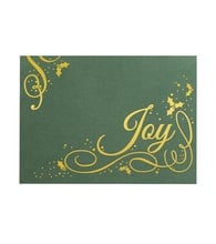 Premium Holly Berry Joy Holiday Card