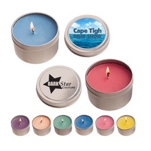 4 oz. Scented Candle in Custom Round Tins