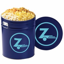 6-1/2 Gallon 4-Way Popcorn in Custom Tins