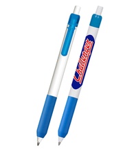 Alamo White Barrel Pen with Airplane Clip