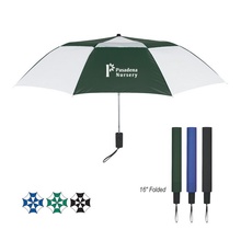 44" Telescopic Folding Vented Umbrella
