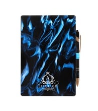 Palazzo Ultra-Gloss Marble Notebook with Pen