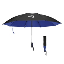 46" Arc Two-Tone rPET Inversion Umbrella