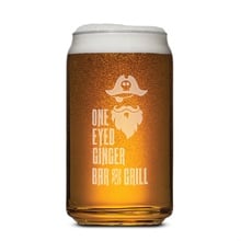 Beer Can Glass - 16 oz.
