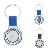 Engraved Round Metal Spinner Key Tags