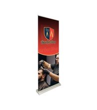33.5" Deluxe Pro Retractor Single-Banner Kit (No-Curl Opaque Fabric)