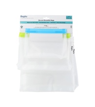 Bagito Reusable Zip-em Storage Bags (Set of 3) - Blank