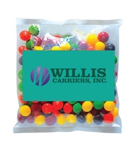 Business Card Magnet with Skittles Pack - 1 oz.