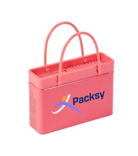Dark Pink Shopping Bag Mint Tin