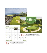 Fairways & Greens Wall Calendar 2026