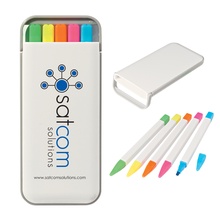 5 in 1 Highlighter Set with Imprint