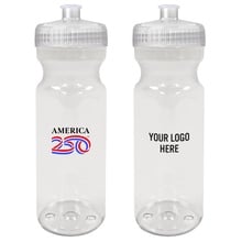 America250™ 28 Oz. Poly-Clear™ Fitness Bottle