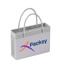 Silver Shopping Bag Mint Tin