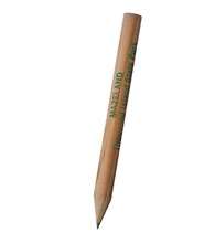 Round Natural Finish Golf Pencil
