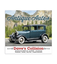Antique Autos Wall Calendar