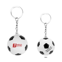 Soccer Ball Stress Reliever Keychain