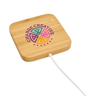 Bamboo Magnet-Hold 15W Wireless Charger