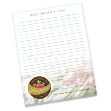 Promotional 8.5" x 11" Scratch Pad, 25 Sheet