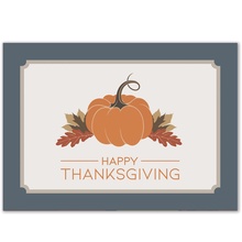 Thanksgiving Pumpkin Greeting Card