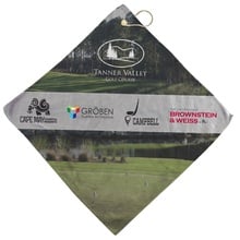16'' X 16'' Full Color Microfiber Golf Towel