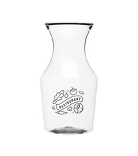 Reserv 12 oz Plastic Disposable Wine Carafe With Lid