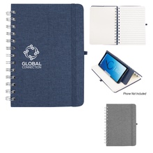 rPET Notebook With Phone Holder
